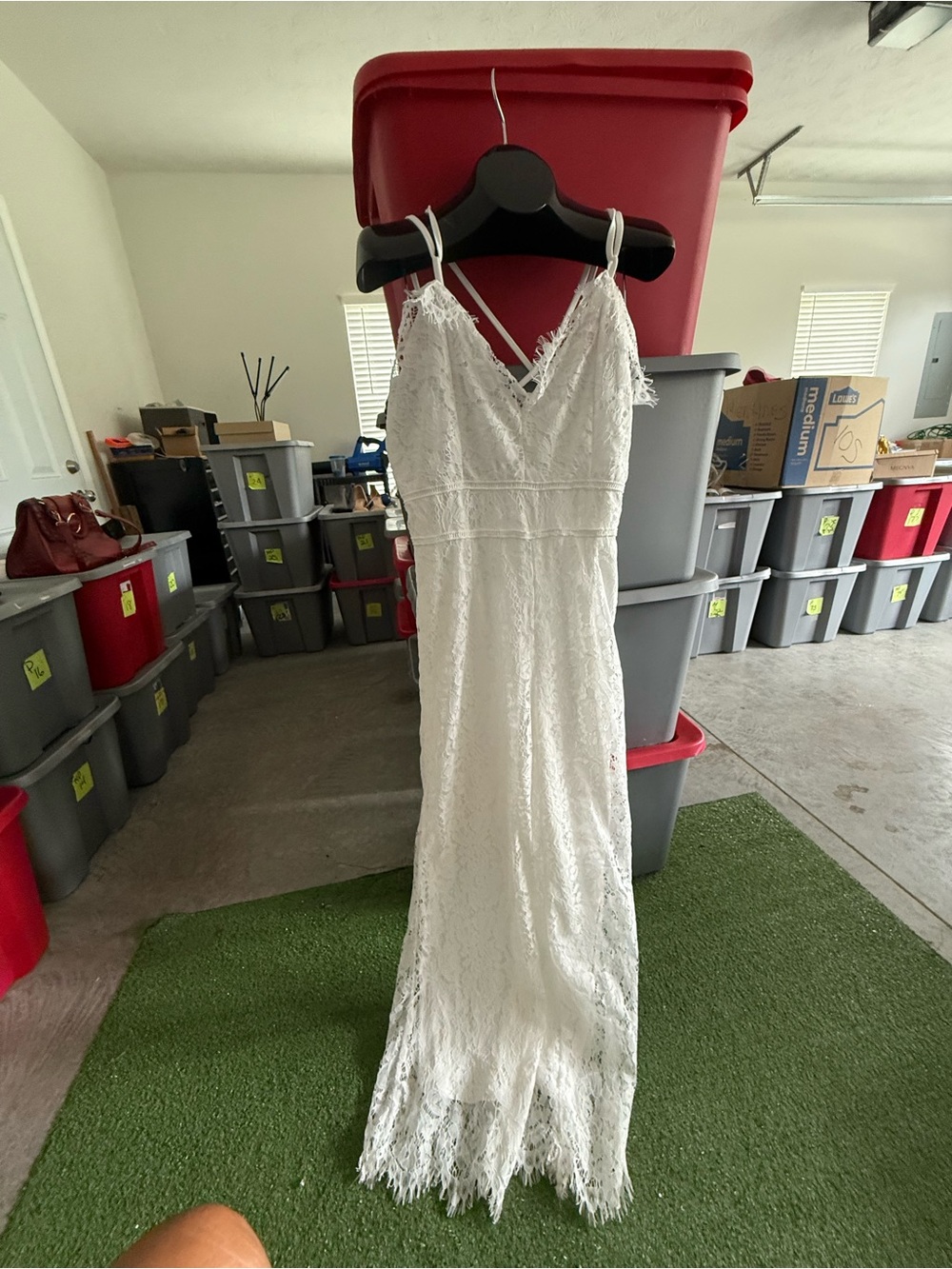 White Lace Spaghetti Strap Maxi Jumpsuit p16